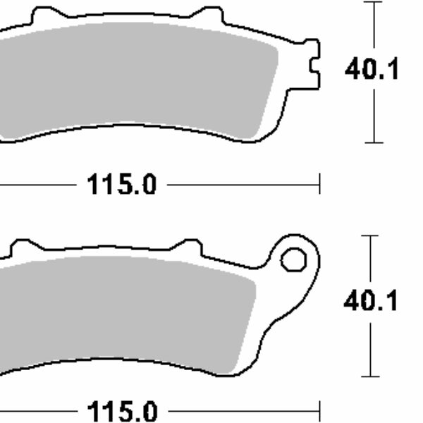 SBS Klocki hamulcowe – HONDA FES 250 FORESEIGHT