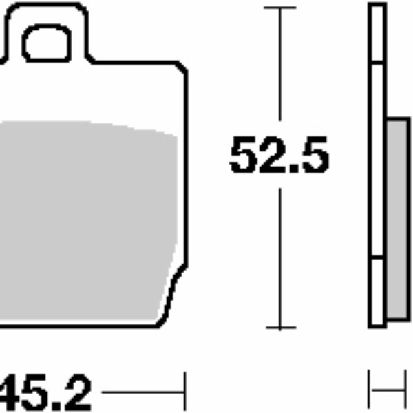 SBS Klocki hamulcowe – 145HF