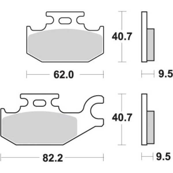 SBS Klocki hamulcowe – 754SI