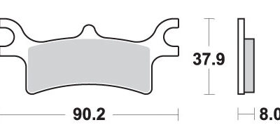 SBS Klocki hamulcowe - 787ATS
