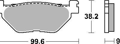 SBS Klocki hamulcowe - 769HF