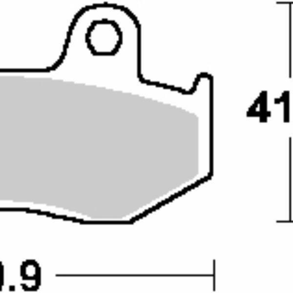 SBS Klocki hamulcowe – YAMAHA YFM 700 RAPTOR (2006-2014)