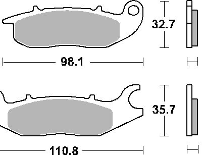 SBS Klocki hamulcowe