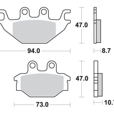 SBS Klocki hamulcowe