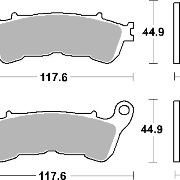 SBS Klocki hamulcowe – 828HF