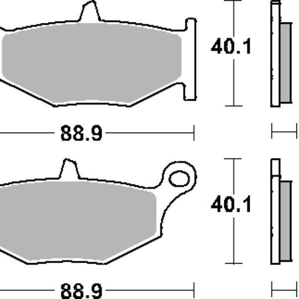 SBS Klocki hamulcowe – SUZUKI GSX-R 600/750/1000/1300 – 833HF