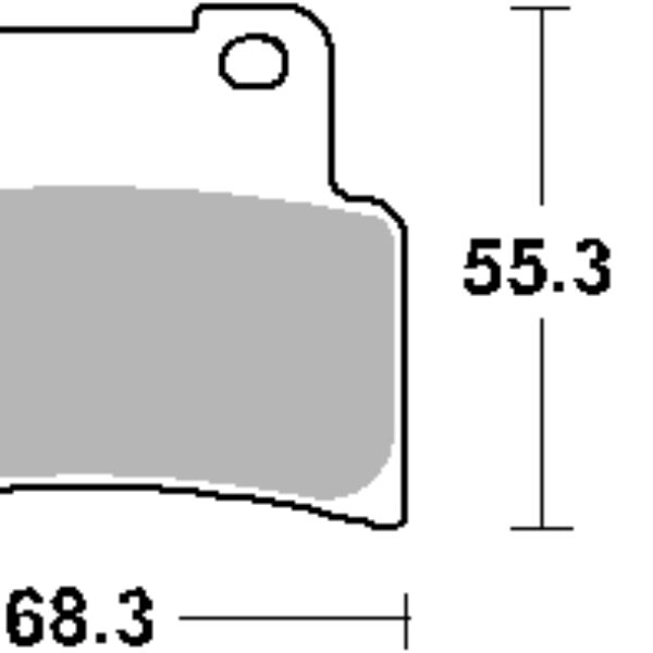 SBS Klocki hamulcowe – 844HF