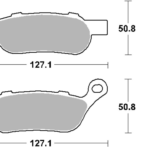 SBS Klocki hamulcowe – HARLEY DAVIDSON ROAD KING/F… – 854H.LS