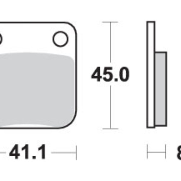 SBS Klocki hamulcowe – 536SI