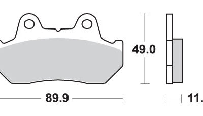 SBS Klocki hamulcowe - 542HS