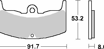 SBS Klocki hamulcowe - 552HF