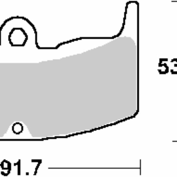 SBS Klocki hamulcowe – 552HF