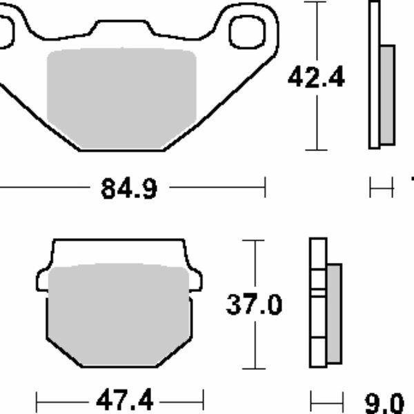 SBS Klocki hamulcowe – APRILIA RS4 50 (1988-2019)