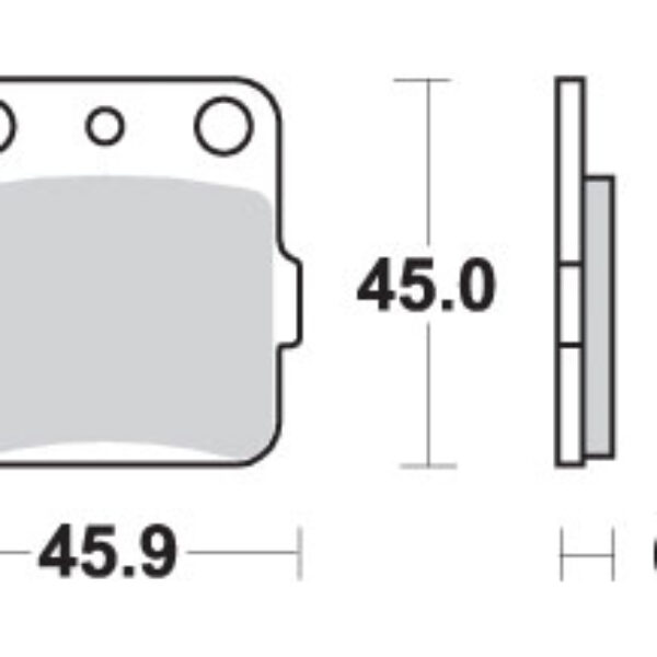 SBS Klocki hamulcowe – 584SI