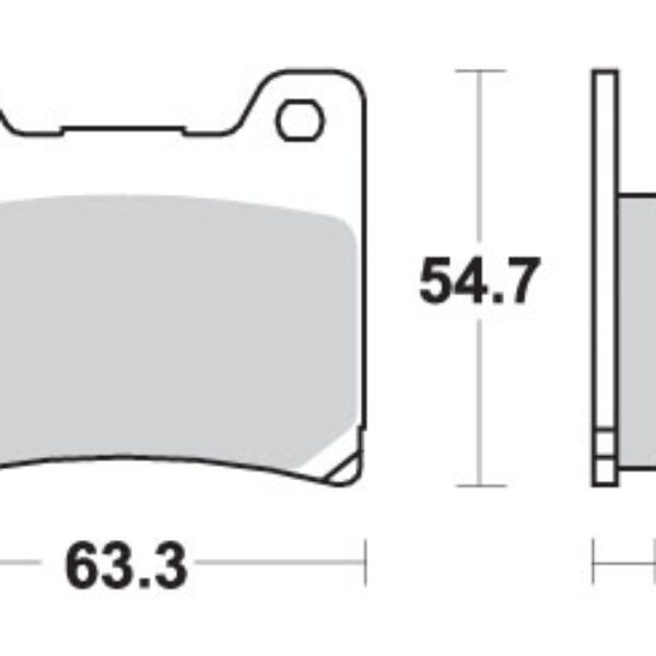 SBS Klocki hamulcowe – 555HS