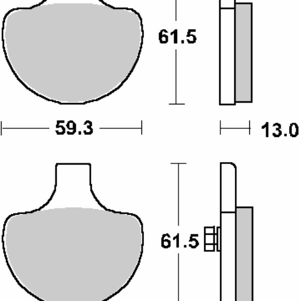 SBS Klocki hamulcowe – 579H.HF