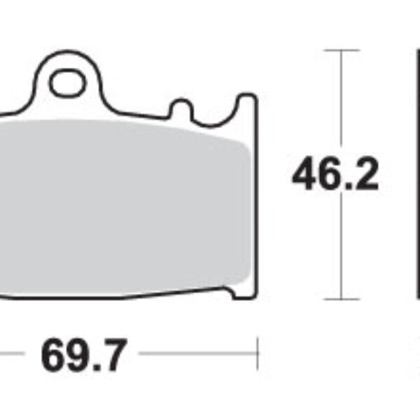 SBS Klocki hamulcowe – 631SP