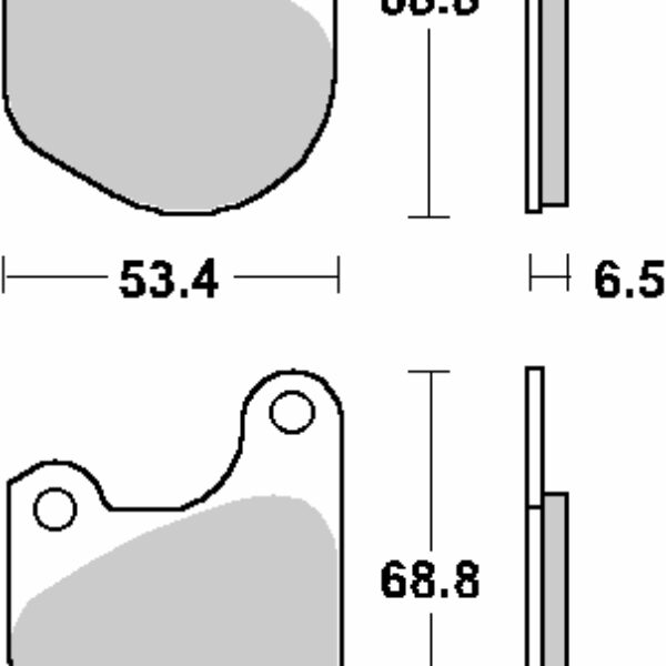 SBS Klocki hamulcowe – HARLEY DAVIDSON LOW RIDER/…
