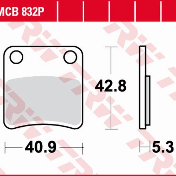 TRW Klocki hamulcowe – BMW C 650 11- (2003-2016)