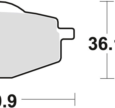 TRW Klocki hamulcowe - YAMAHA TDR 50 (1976-2006) - MCB539SI