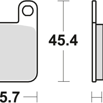 TRW Klocki hamulcowe - KTM SX 60 / 65 (1997-2006) - MCB535