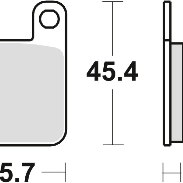 TRW Klocki hamulcowe – KTM SX 60 / 65 (1997-2006) – MCB535