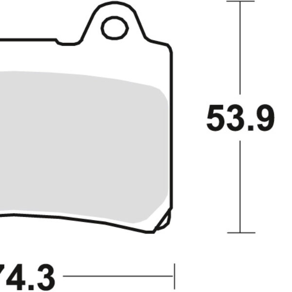 Klocki Hamulcowe KH123 Sinter Street Yamaha SRX 600 88-95, FZ 750 89-94, XV 750 92-94, TDM 850 91-96, FJ 1200 88-97, XVZ 1300 86-01, XV 1600 99-04, Przód/Tył () | TRW ZF