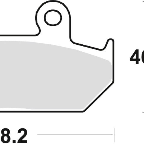 Klocki Hamulcowe KH124 KH412 Organic Honda VT 600 Shadow ’88, NX 650 Dominator 90-94, VFR 750 86-87, CBR 1000 F 87-88, Przód | TRW ZF