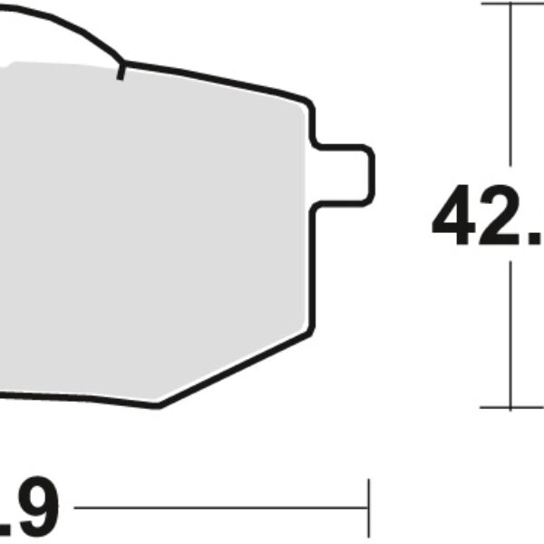 Klocki Hamulcowe KH136 Organic Yamaha XV 535 Virago 88-94, Przód | TRW ZF