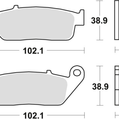 TRW Klocki hamulcowe - BMW C-EVOLUTION - - MCB598SV