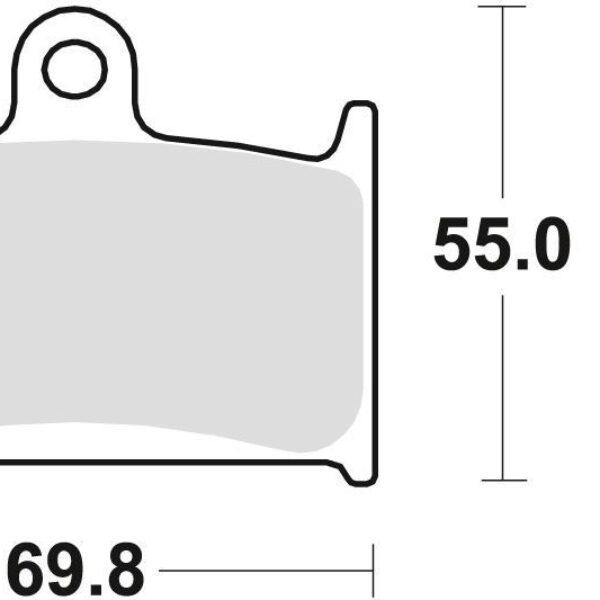 Klocki Hamulcowe KH145 KH236 Organic Suzuki GSF 1200 96-00, RF 900 94-97 Przód () | TRW ZF