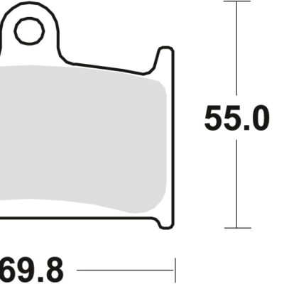 TRW Klocki hamulcowe - SUZUKI GSXR 750 (1988-2006) - MCB595