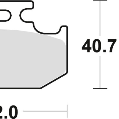 TRW Klocki hamulcowe - KAWASAKI KX 125 (1988-2006)