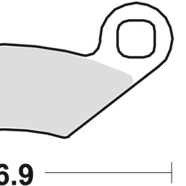 Klocki Hamulcowe KH159 Organic Polaris Outlaw 450 08-10, Sportsman 500 ’08-, Sportsman 600 / 700 02-06, Sportsman 800 05-11, Ranger 800 ’08-, Przód/Tył () | TRW ZF