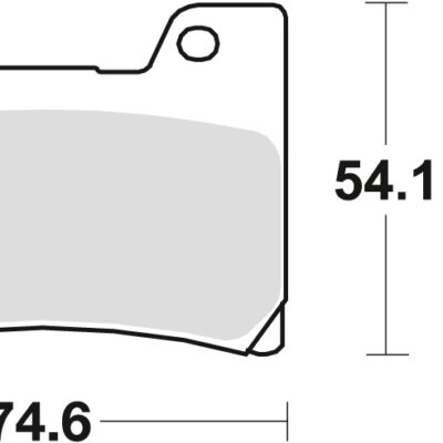 TRW Klocki hamulcowe - YAMAHA FZR 600 (1989-2002) - MCB622