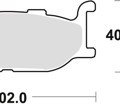 TRW Klocki hamulcowe - YAMAHA XV 535 (1992-2007) - MCB640