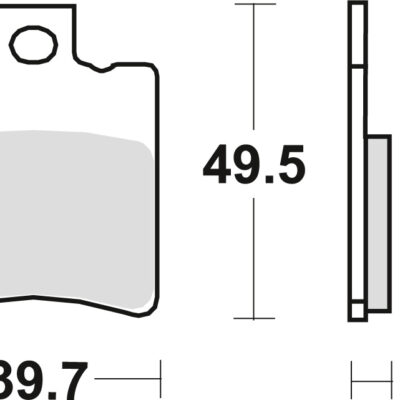 TRW Klocki hamulcowe - SUZUKI AP (1995-2003)