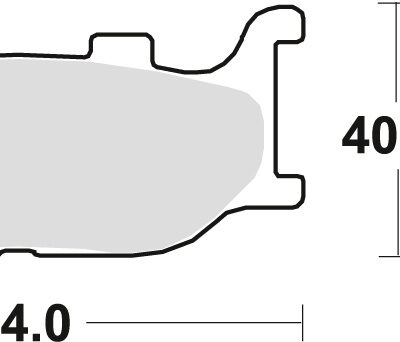 TRW Klocki hamulcowe - YAMAHA XV / XVS VIRAGO 125 (1997-2016)