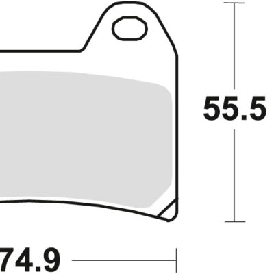 TRW Klocki hamulcowe - APRILIA PEGASO 650 (1994-2016) - MCB683SV