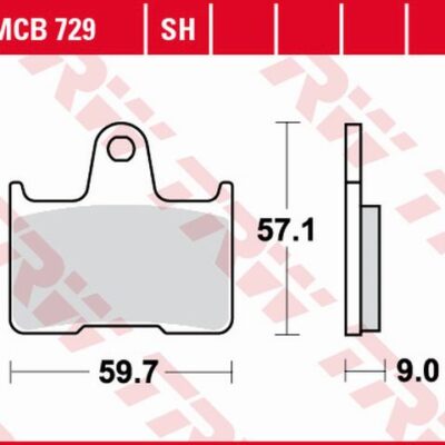 TRW Klocki hamulcowe - SUZUKI GSXR 600 (2001-2007)
