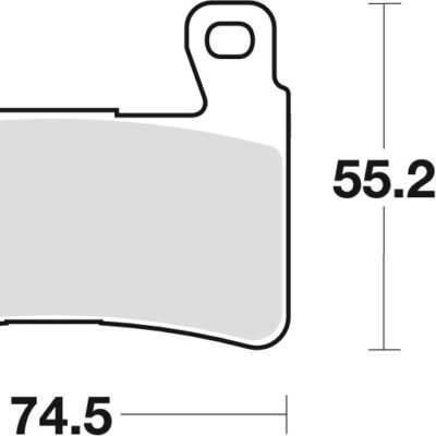 TRW Klocki hamulcowe - HONDA CB 1300 F (2003-2017) - MCB703SV