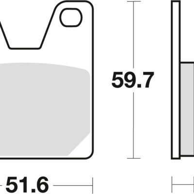 TRW Klocki hamulcowe - YAMAHA YZF 750 R1 (1998-2001)