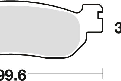TRW Klocki hamulcowe - YAMAHA TW 125 TW 200 R6 (1991-2015)