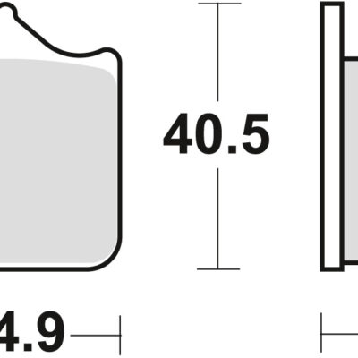 TRW Klocki hamulcowe - APRILIA RSV 1000 MILE / R /... (2001-2016)