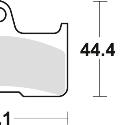 TRW Klocki hamulcowe - YAMAHA YFM 660 (2002-2008)
