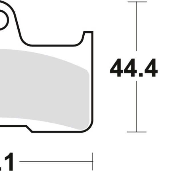 Klocki Hamulcowe KH344 SINTER Offroad Yamaha YFM 660 02-08, Tył | TRW ZF