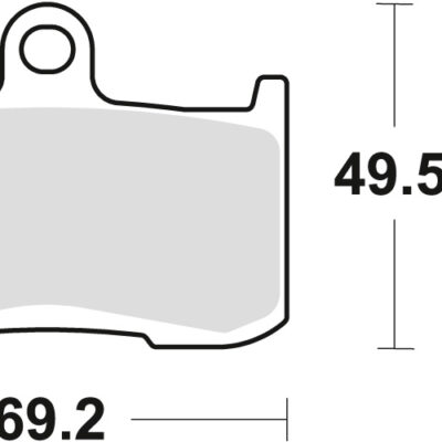 RK Klocki hamulcowe - KAWASAKI Z 800 (2003-2021)