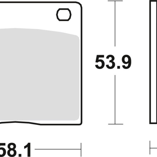Klocki Hamulcowe KH36 Organic Kawasaki z 1000 / Z1 77-81, ZG 1300 84-89, Suzuki GS 550 79-82, GS 750 77-79, GSX 750 80-87 GS 1000 78-81, GSX1100 80-83, Tył | TRW ZF