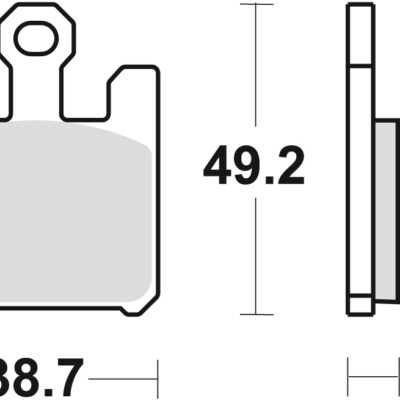TRW Klocki hamulcowe - KAWASAKI ZX6RR (2003-2006)