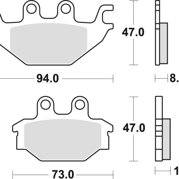 TRW Klocki hamulcowe – CAN-AM DS 250 (2008-2015)